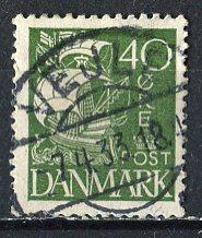 Denmark 1927: Sc. # 197: O/Used Single Stamp