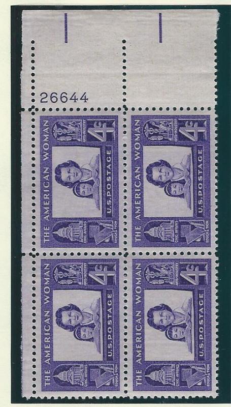 United States Plate Block    mnh SC  1152