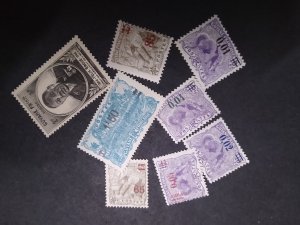 selection French Guiana (8) CV $8.65