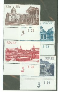 South Africa #586-9 Mint (NH)