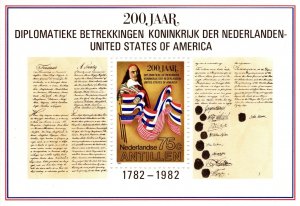 Netherlands Antilles 1982 Bicentenary US Diplomatic Rel., Miniature Sheet [Mint]