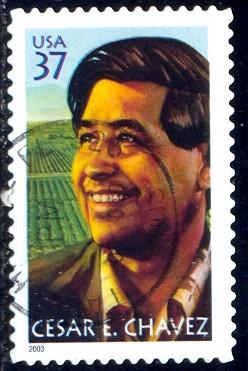 Cesar Chavez, Labor Organizer, USA stamp SC#3781 used