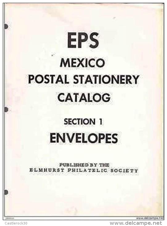 G) EPS  MEXICO POSTAL STATIONERY CATALOG, SECTION 1 ENVELOPE