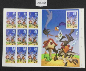 US STAMPS  #3391 ROADRUNNER SHEET MINT OG NH LOT #29250