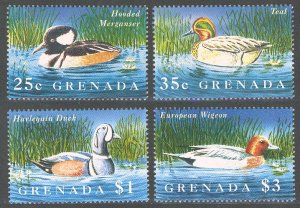 Grenada Ducks 1995 Scott #2415-2418 Mint Never Hinged