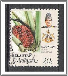 Kelantan #130 Sultan & Flowers Used