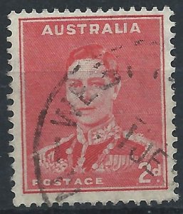 Australia 1938 - 2d George VI perf 15 x 14 - SG184 used