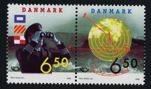 Denmark 1099a MNH Signal Flags, Radar Image Harbor Master