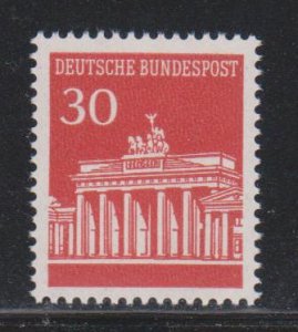 Germany,  30pf Brandenburg Gate (SC# 954) MNH