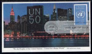 US 2974 United Nations Mystic U/A FDC