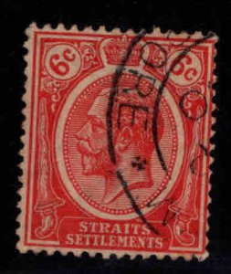 Straits Settlements Scott 189 Used KGV stamp, wmk4,