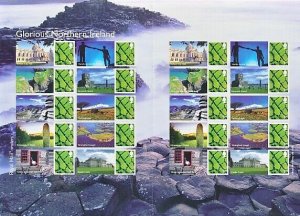 2008 GLORIOUS N.IRELAND SMILER SHEET  -  LS46 - UNMOUNTED MINT