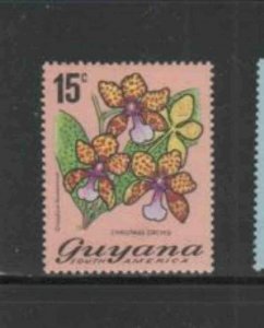 GUYANA #139 1971 15c FLOWER MINT VF NH O.G