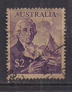 Australia 1966 - 73 QE2 $2 Seafarers Bass & Whaleboat used SG 402 ( D169 )