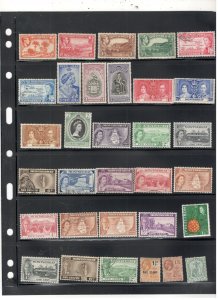 MONTSERRAT COLLECTION ON STOCK SHEET MINT/USED