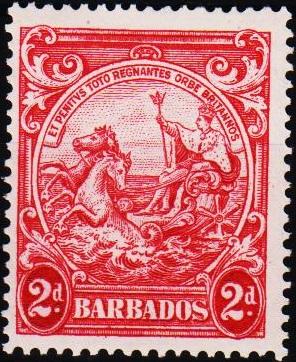 Barbados. 1938 2d  S.G.250d Mounted Mint