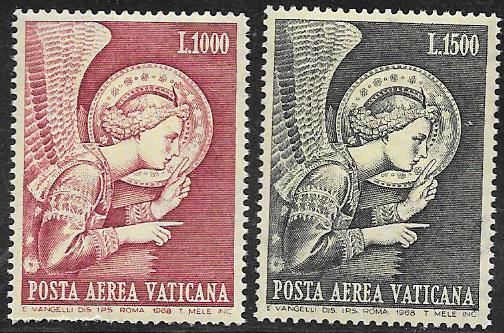 Vatican City #C53-C54  Archangel Gabriel  (MNH) CV$2.75