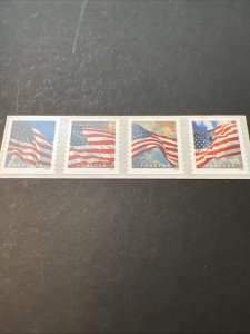 Scott #5879-82-2024 U.S. FLAGS- Coil Strip Of 4 MNH-US