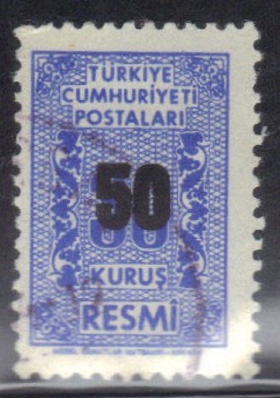 TURKEY SC# O82 **USED**  50k on 30k  1963    SEE SCAN