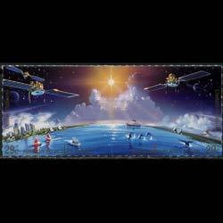 UN-NEW YORK 1992 - Scott# 610a Planet Earth Set of 2 NH