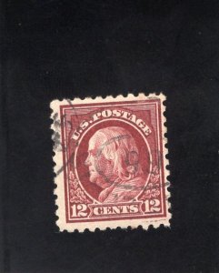 435 Franklin, used perf. 10