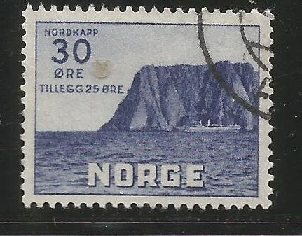 NORWAY  B30  USED,  NORTH CAPE