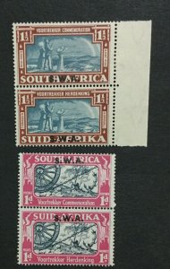 MOMEN: SOUTH WEST AFRICA SG #109-110 1938 MINT OG H/NH(1.5d) LOT #195584-3907