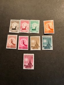 Stamps Thailand Scott #321-9 never hinged