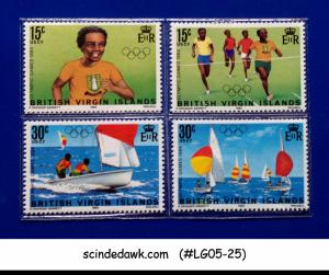 BRITISH VIRGIN ISLANDS - 1984 WOMEN'S 200M DASH / OLYMPICS PANEL MNH