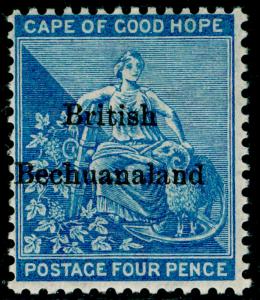 BECHUANALAND SG3, 4d dull blue, LH MINT. Cat £90.