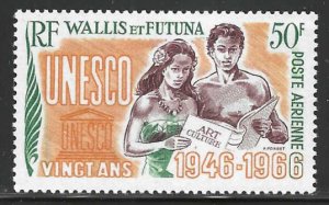 [S1016] Wallis & Futuna Scott # C26 MNH 1966 UNESCO