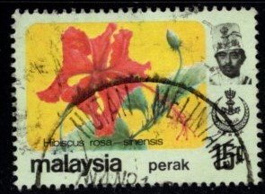 Malaysia - Perak  #157 Flowers Type - Used