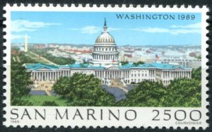 San Marino Sc#1191 MNH, 2500L multi, International stamp exhibition in Washin...