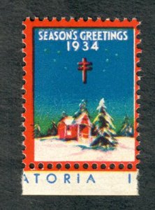 Christmas Seal from 1934 MNH single