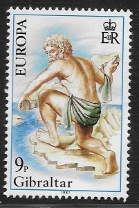 Gibraltar #400 9p Europa - Hercules Separating Africa & Europe ~ MNH