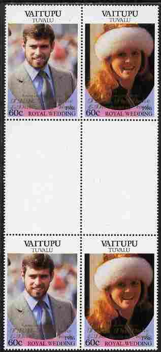 Tuvalu - Vaitupu 1986 Royal Wedding (Andrew & Fergie)...
