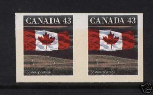 Canada #1359i NH Mint Superb Imperf Pair