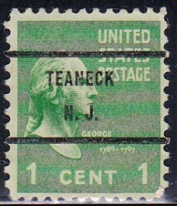 Precancel - Teaneck, NJ PSS 804-71 - Bureau Issue