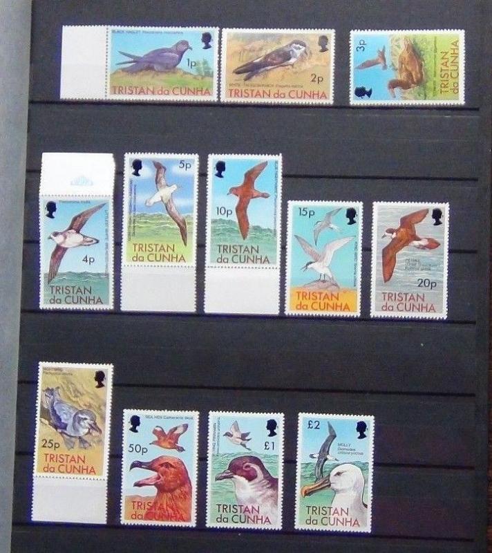 Tristan Da Cunha 1977 Birds set to £2 MNH SG220 - SG231 