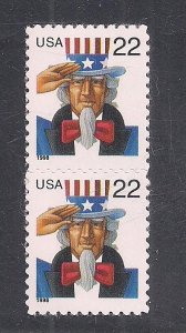 UNITED STATES SC# 3259b  PAIR  VF/MNH