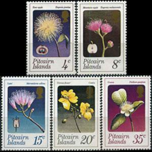 PITCAIRN 1973 - Scott# 130-4 Fruits Set of 5 NH