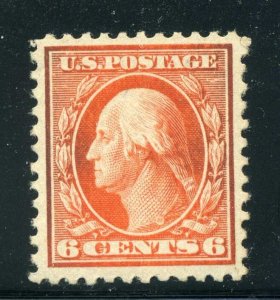 506, 6¢ Washington, Mint NH, Rich Color, Scott $25