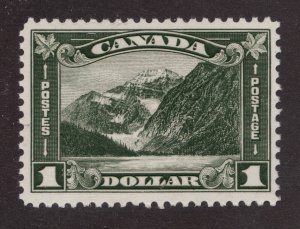 Sc# 177 - Canada - $1 - KGV - Mt. Cavell - 1930 - XF MNH -  Cv$600