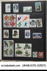 USA UNITED STATES 1978 COMMEMORATIVE STAMPS SET IN A FOLDER MNH