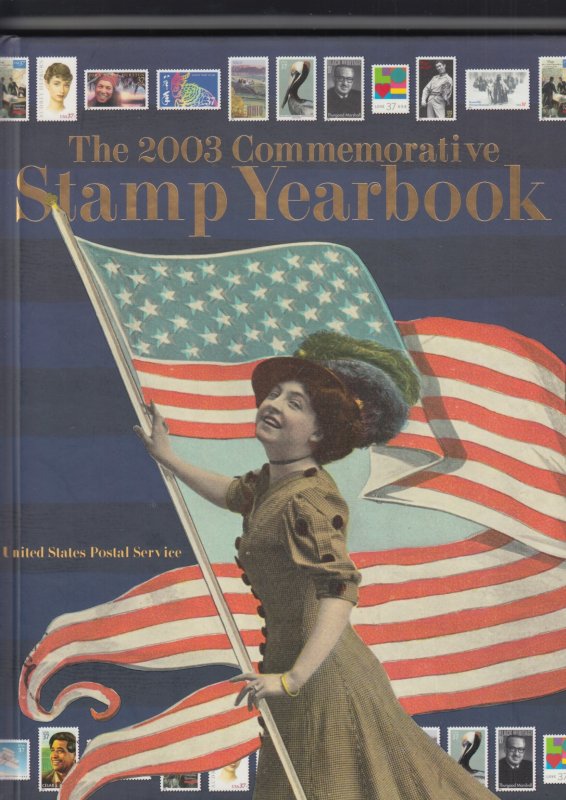 USPS 2003 HARDCOVER YEARBOOK 100% Complete with all Stamps and Sheets MNH