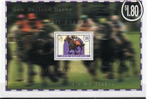 New Zealand Horse Racing  MNH Sheetlet