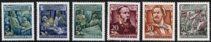 German Democratic Republic Stamp 259-264  - Friedrich Engels