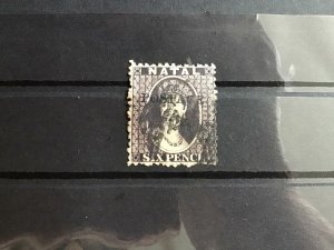 Natal 1869 6d overprint 7A stamp   R26719