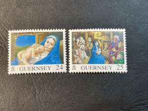 GUERNSEY # 581-582-MINT NEVER/HINGED--COMPLETE SET--1996