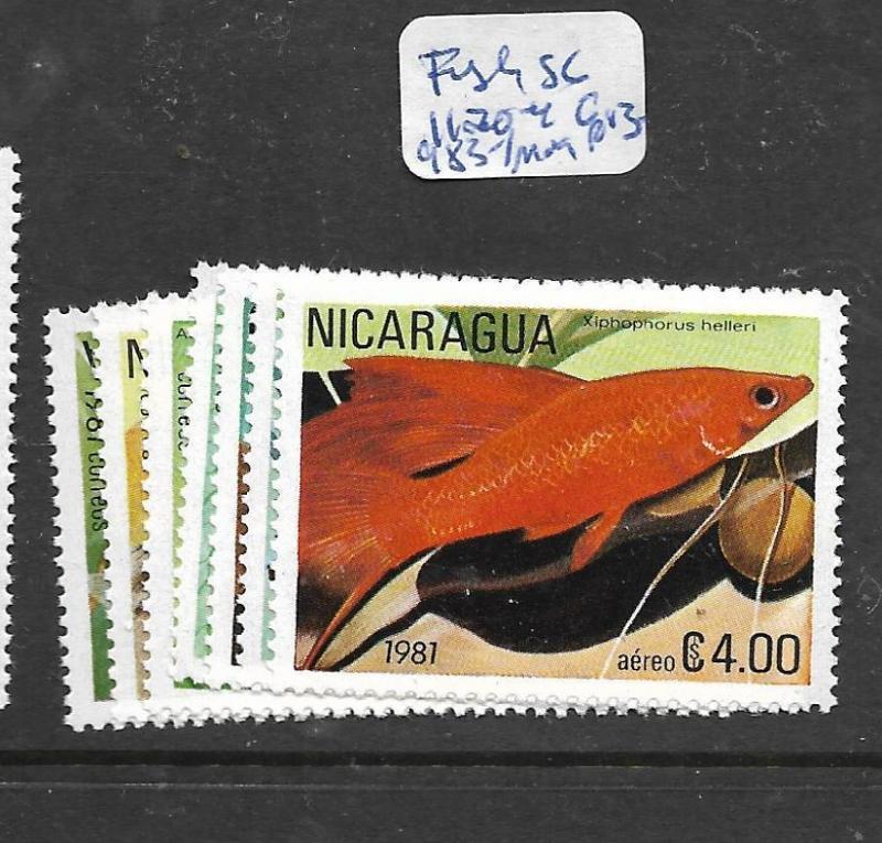 NICARAGUA  (PP1804B)  FISH SC  1120-4, C 983-4   MOG